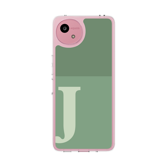 スリムプロテクションケース［ オリジナル - initial two tone - J green ］
