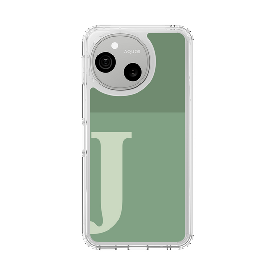 スリムプロテクションケース［ オリジナル - initial two tone - J green ］