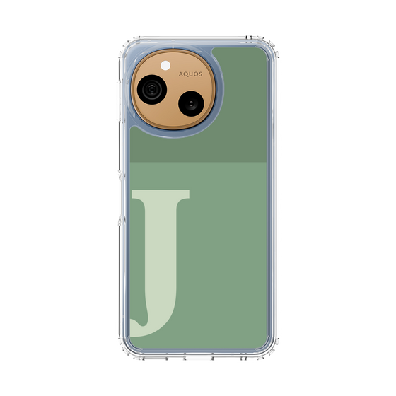 スリムプロテクションケース［ オリジナル - initial two tone - J green ］