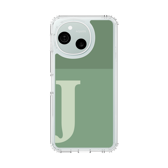 スリムプロテクションケース［ オリジナル - initial two tone - J green ］