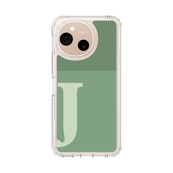 スリムプロテクションケース［ オリジナル - initial two tone - J green ］