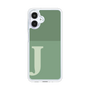 スリムプロテクションケース［ オリジナル - initial two tone - J green ］