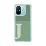 スリムプロテクションケース［ オリジナル - initial two tone - J green ］