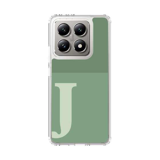 スリムプロテクションケース［ オリジナル - initial two tone - J green ］
