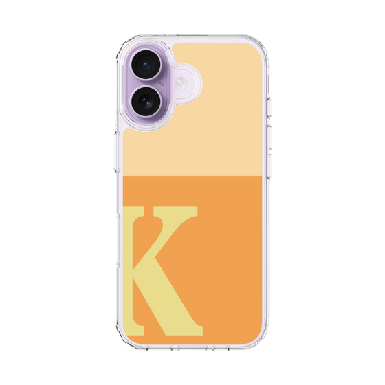 スリムプロテクションケース［ オリジナル - initial two tone - K orange ］
