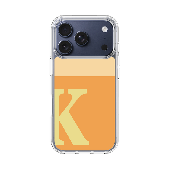 スリムプロテクションケース［ オリジナル - initial two tone - K orange ］