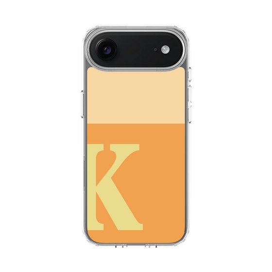 スリムプロテクションケース［ オリジナル - initial two tone - K orange ］