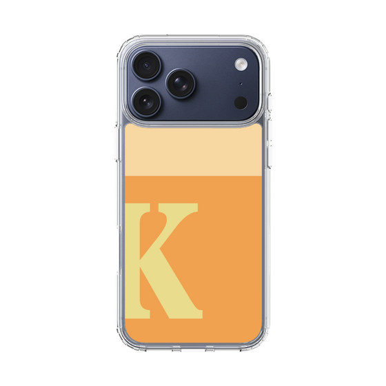 スリムプロテクションケース［ オリジナル - initial two tone - K orange ］