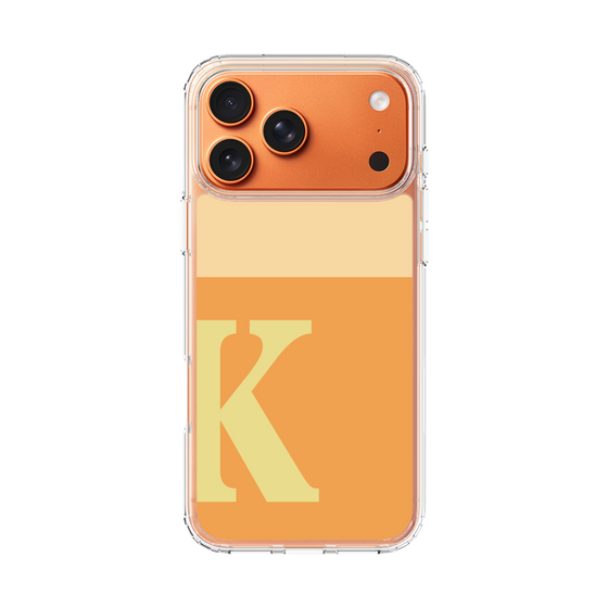 スリムプロテクションケース［ オリジナル - initial two tone - K orange ］