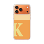 スリムプロテクションケース［ オリジナル - initial two tone - K orange ］