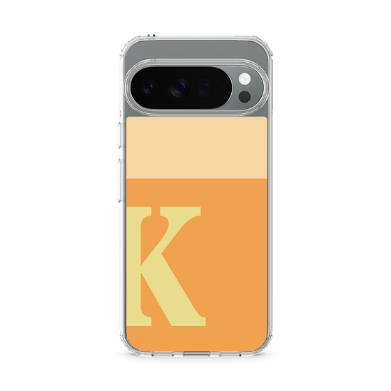 スリムプロテクションケース［ オリジナル - initial two tone - K orange ］