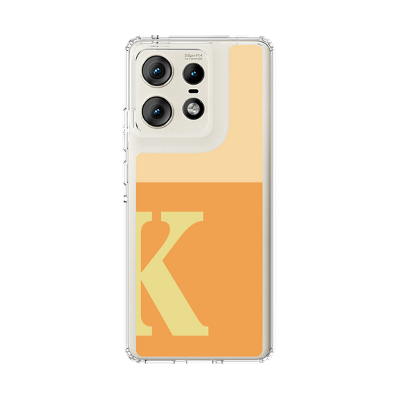 スリムプロテクションケース［ オリジナル - initial two tone - K orange ］
