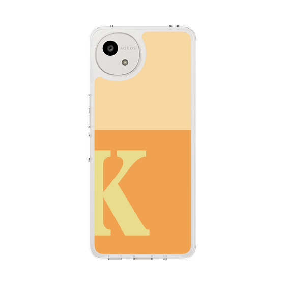 スリムプロテクションケース［ オリジナル - initial two tone - K orange ］