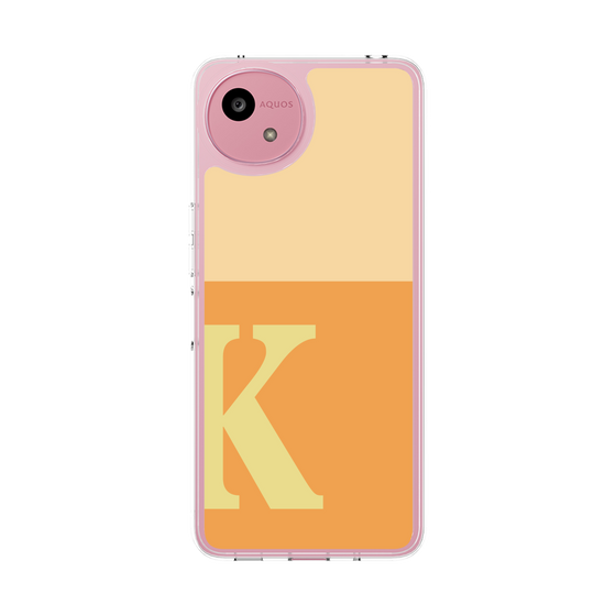 スリムプロテクションケース［ オリジナル - initial two tone - K orange ］