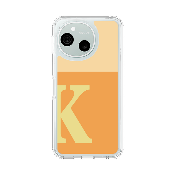 スリムプロテクションケース［ オリジナル - initial two tone - K orange ］