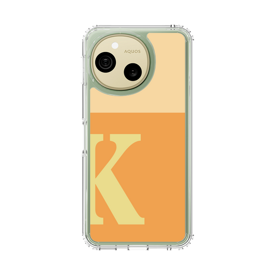 スリムプロテクションケース［ オリジナル - initial two tone - K orange ］