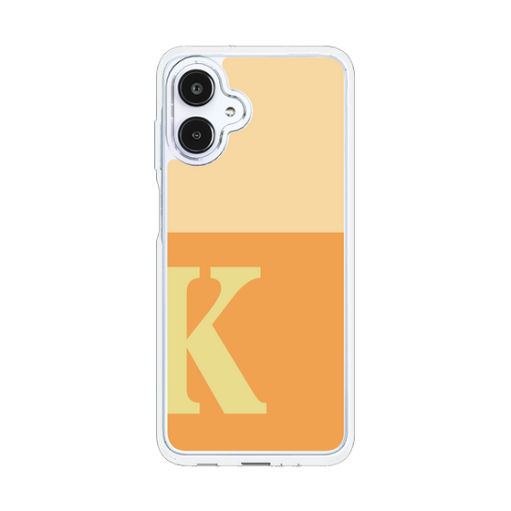 スリムプロテクションケース［ オリジナル - initial two tone - K orange ］