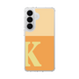 スリムプロテクションケース［ オリジナル - initial two tone - K orange ］