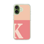 スリムプロテクションケース［ オリジナル - initial two tone - K pink ］