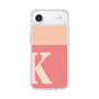 スリムプロテクションケース［ オリジナル - initial two tone - K pink ］