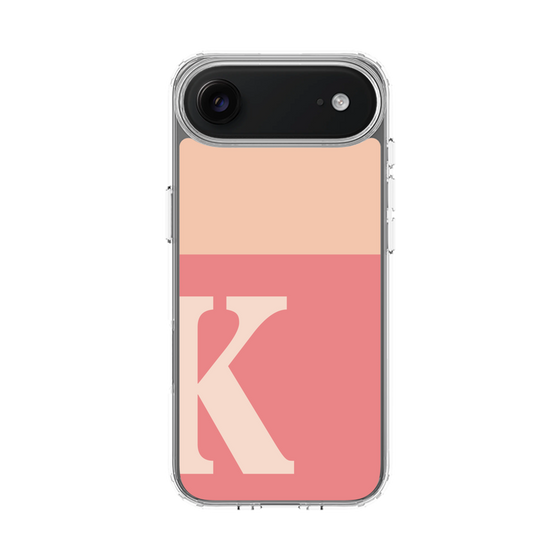 スリムプロテクションケース［ オリジナル - initial two tone - K pink ］