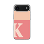 スリムプロテクションケース［ オリジナル - initial two tone - K pink ］