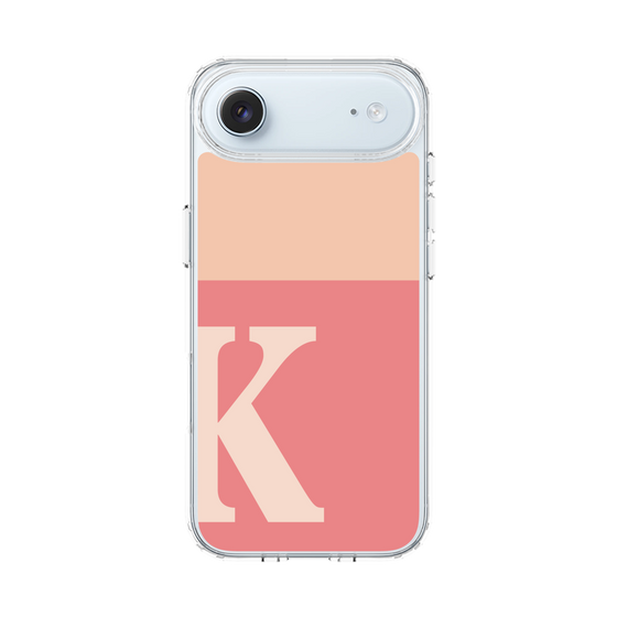 スリムプロテクションケース［ オリジナル - initial two tone - K pink ］