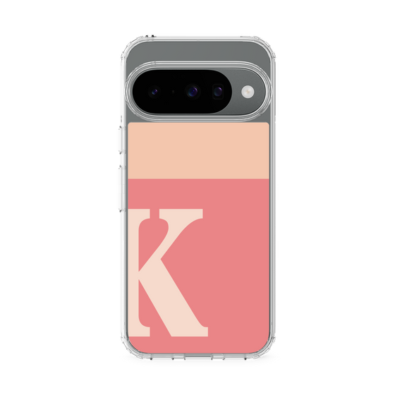 スリムプロテクションケース［ オリジナル - initial two tone - K pink ］
