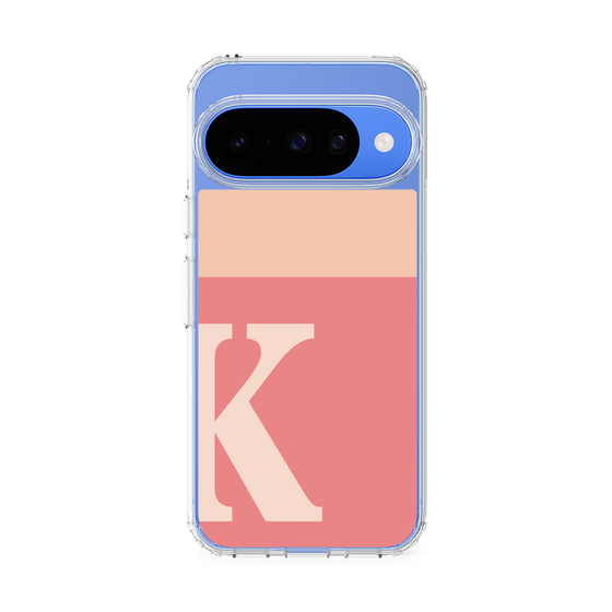スリムプロテクションケース［ オリジナル - initial two tone - K pink ］