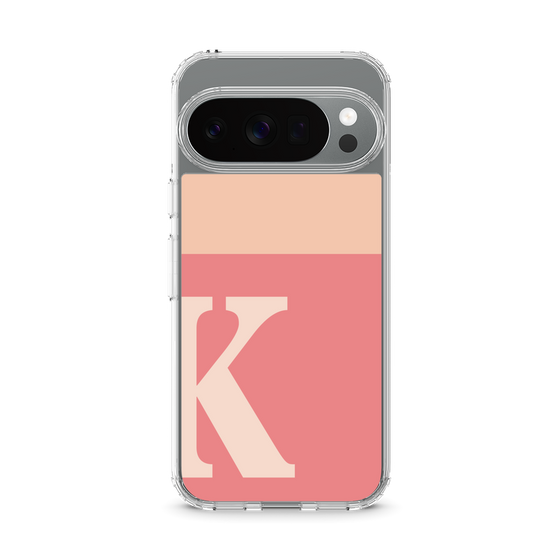 スリムプロテクションケース［ オリジナル - initial two tone - K pink ］