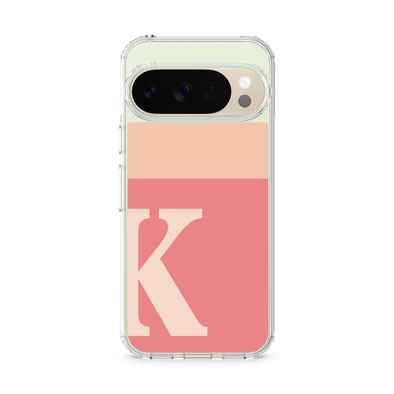 スリムプロテクションケース［ オリジナル - initial two tone - K pink ］