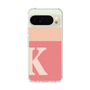 スリムプロテクションケース［ オリジナル - initial two tone - K pink ］