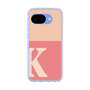 スリムプロテクションケース［ オリジナル - initial two tone - K pink ］