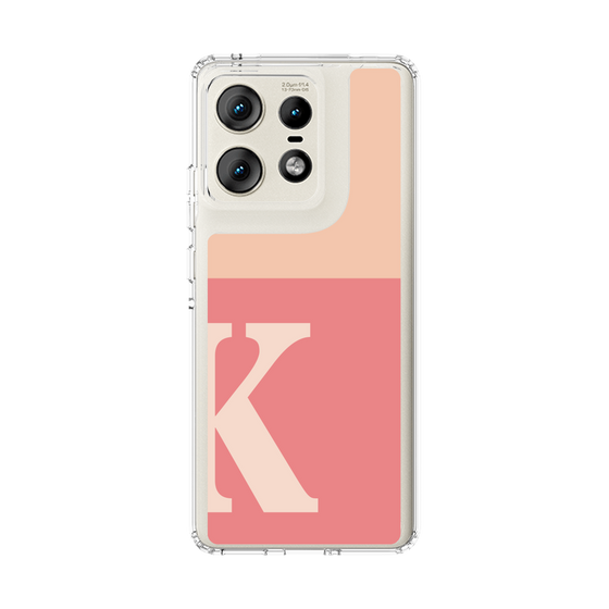 スリムプロテクションケース［ オリジナル - initial two tone - K pink ］