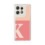 スリムプロテクションケース［ オリジナル - initial two tone - K pink ］