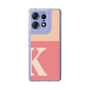 スリムプロテクションケース［ オリジナル - initial two tone - K pink ］