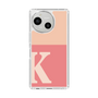 スリムプロテクションケース［ オリジナル - initial two tone - K pink ］
