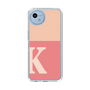 スリムプロテクションケース［ オリジナル - initial two tone - K pink ］