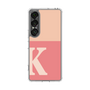 スリムプロテクションケース［ オリジナル - initial two tone - K pink ］