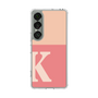 スリムプロテクションケース［ オリジナル - initial two tone - K pink ］