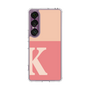 スリムプロテクションケース［ オリジナル - initial two tone - K pink ］