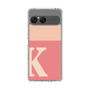 スリムプロテクションケース［ オリジナル - initial two tone - K pink ］