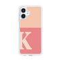 スリムプロテクションケース［ オリジナル - initial two tone - K pink ］