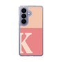 スリムプロテクションケース［ オリジナル - initial two tone - K pink ］