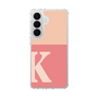 スリムプロテクションケース［ オリジナル - initial two tone - K pink ］