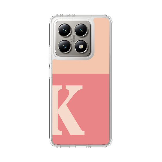 スリムプロテクションケース［ オリジナル - initial two tone - K pink ］