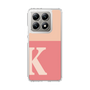 スリムプロテクションケース［ オリジナル - initial two tone - K pink ］