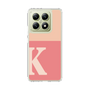 スリムプロテクションケース［ オリジナル - initial two tone - K pink ］