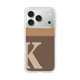 スリムプロテクションケース［ オリジナル - initial two tone - K brown ］