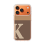 スリムプロテクションケース［ オリジナル - initial two tone - K brown ］